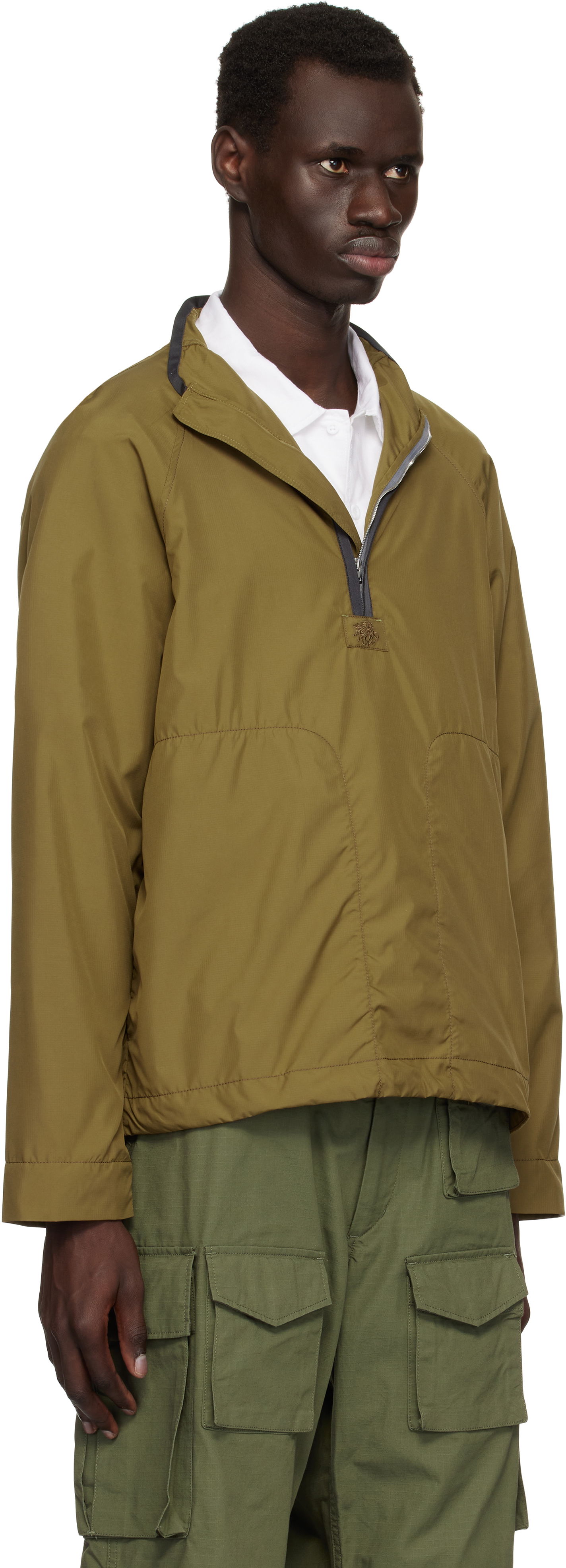 Vetrovka Ranra RANRA Ganga Mini Ripstop Track Jacket Zelené | AMSS25TR01552, 1
