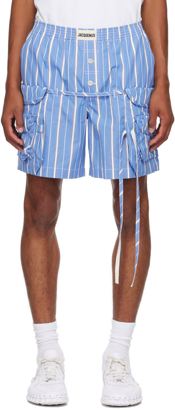 Šortky Jacquemus Le Chouchou 'Le Short Trivela' Shorts Modrá | 23H236PA058-1453, 0