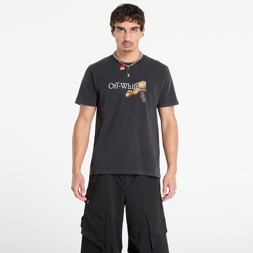 Tričko Off-White Off-White Cupid Arrow Slim S/S Tee Čierna | OMAA027F25JER00C1301