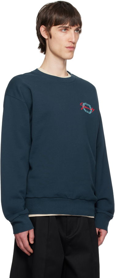 Sveter Givenchy Givenchy Medallion Sweatshirt Navy | BMJ0LC3YQE404, 1