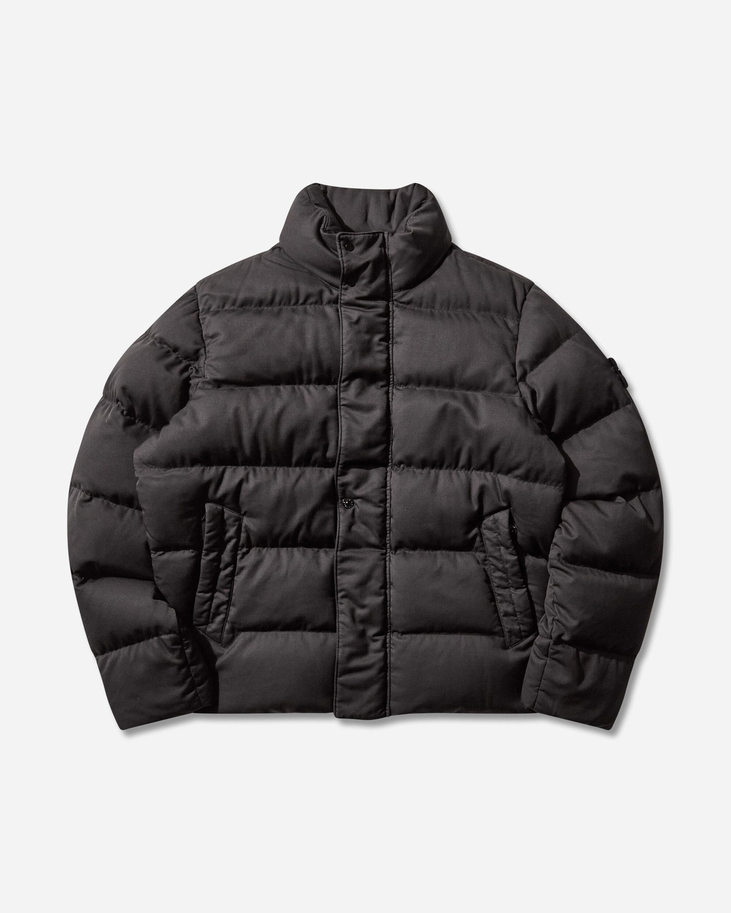 Prešívaná bunda Stone Island Ghost Twill Wool-TC Down Jacket Čierna | K2S15-4100100-S0F26 V0029, 0