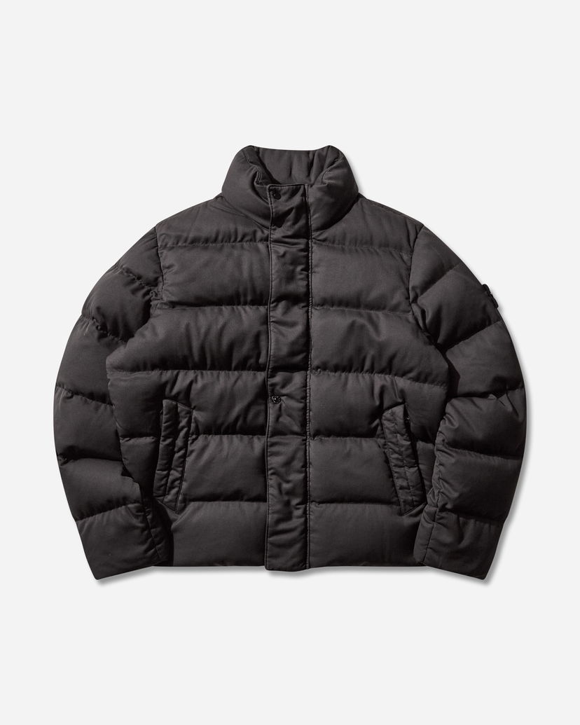Prešívaná bunda Stone Island Ghost Twill Wool-TC Down Jacket Čierna | K2S15-4100100-S0F26 V0029