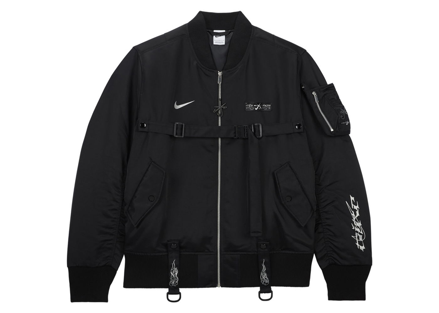 Bomber bunda Nike Megan Thee x Stallion Bomber Jacket Black Čierna | FZ0461-010, 0