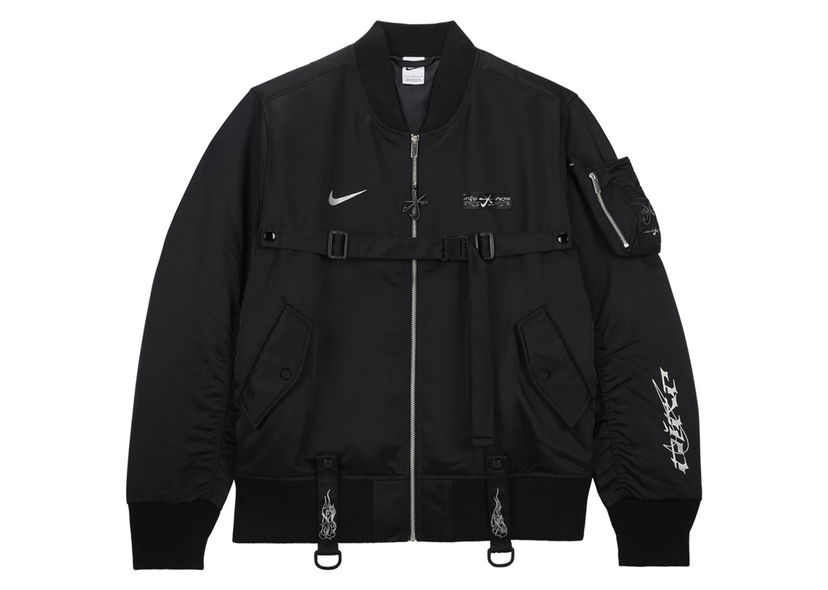 Bomber bunda Nike Megan Thee x Stallion Bomber Jacket Black Čierna | FZ0461-010