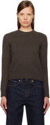 Leta rib knit crewneck sweater
