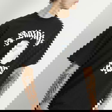 Tričko BAPE A Bathing Ape Gothic College T-Shirt Čierna | 001TEL801330M-BLK, 5