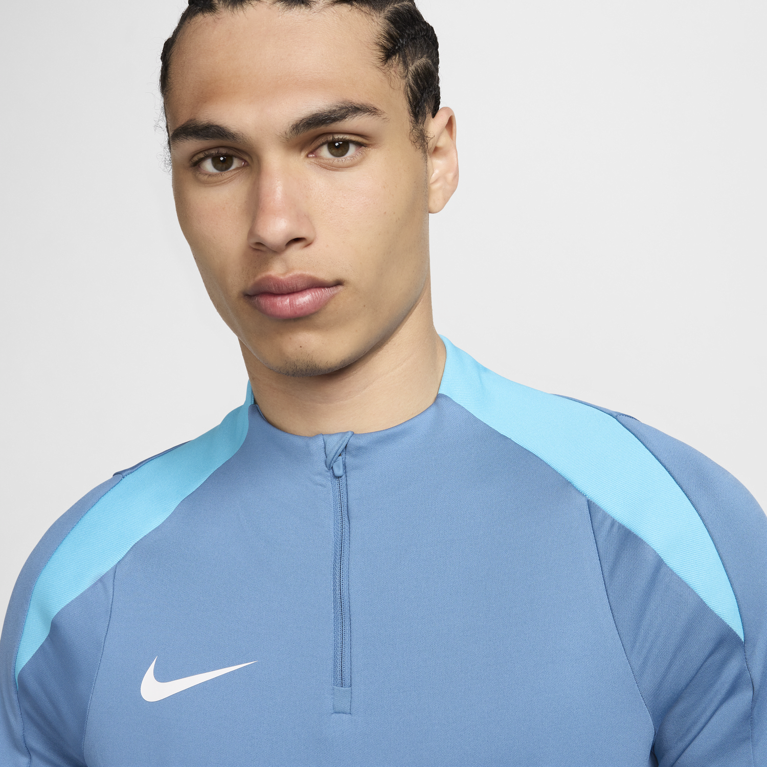 Polo tričko Nike Training Football Dri-FIT Half-Zip Top Modrá | FN2403-429, 1