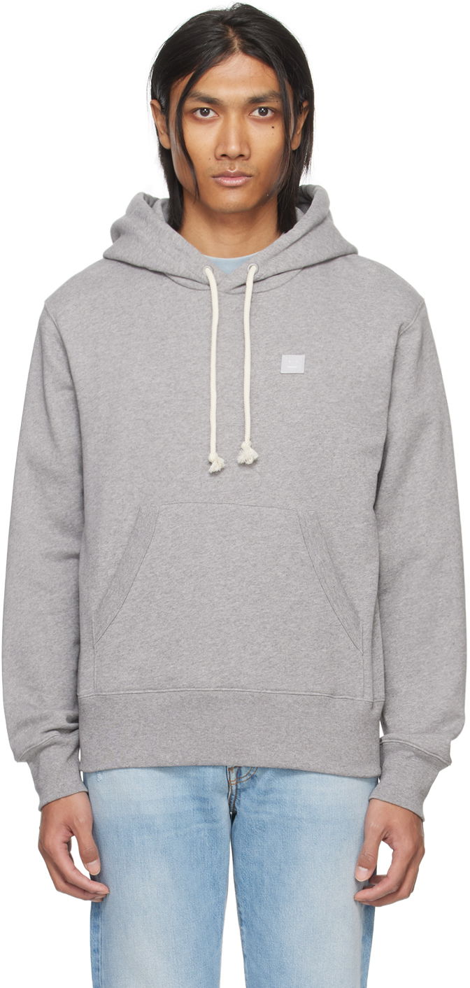 Mikina Acne Studios Patch Hoodie Šedá | CI0141-, 0