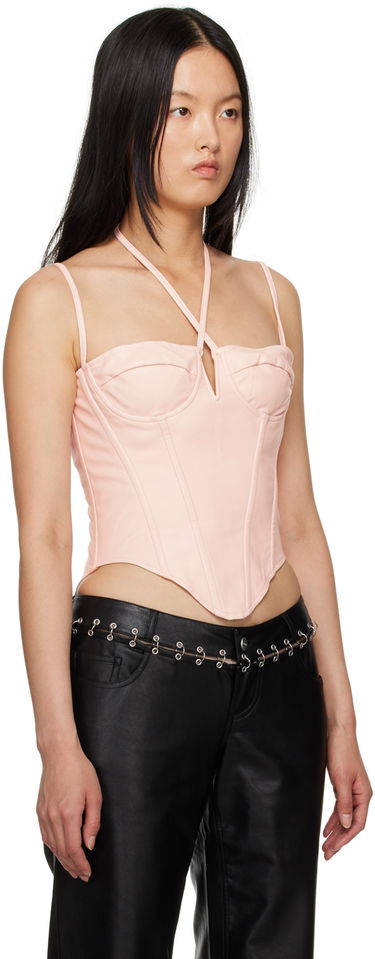 Tielko Miaou Miaou Aphex Halter Neck Corset Top Ružová | 7046PUROS, 1