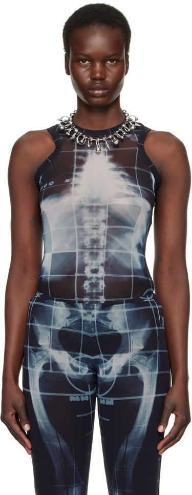 Legíny Jean Paul Gaultier Jean Paul Gaultier 'The Squeletor' Bodysuit Čierna | 25/33-F-BD058-T580-005956, 0