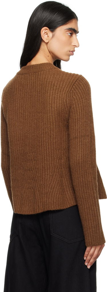Sveter Loulou de Saison Loulou de Saison Emin Knit Cardigan Hnedá | EMIN, 2