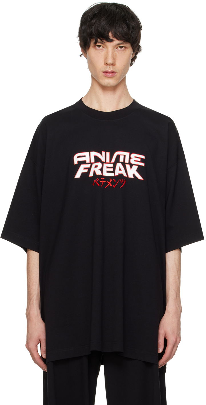 Tričko VETEMENTS Anime Freak' T-Shirt Čierna | UE64TR210B, 0