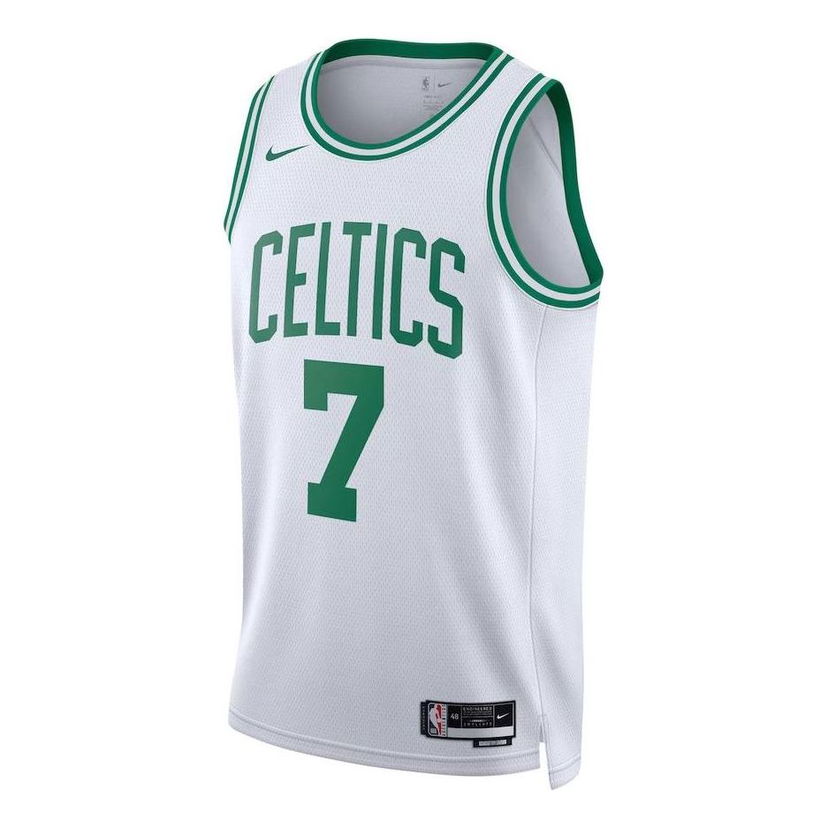 Dres Nike NBA Boston Celtics Jaylen Brown Jersey Biela | DN2070-101