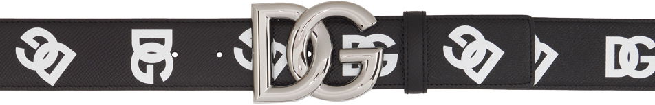 Opasok Dolce & Gabbana Black Print Belt Čierna | BC4646AG220, 0