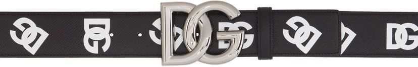 Opasok Dolce & Gabbana Black Print Belt Čierna | BC4646AG220