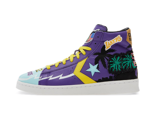 Skateboarding Converse Chinatown Market x NBA Pro Leather Prism Rôznofarebný | 171240C