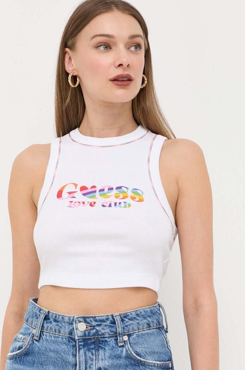 Tielko GUESS Logo Tank Top Biela | W3YP45.K1811, 0