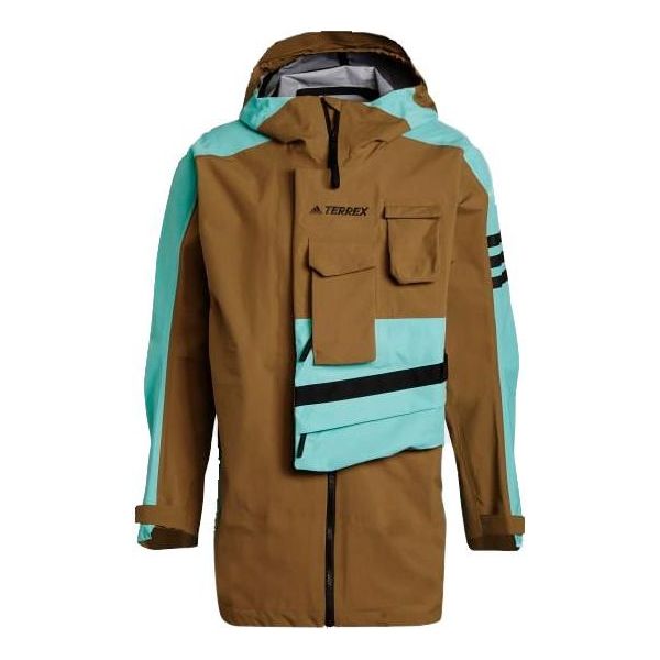 Parka adidas Performance Terrex Xploric Rain Jacket Hnedá | GI7307