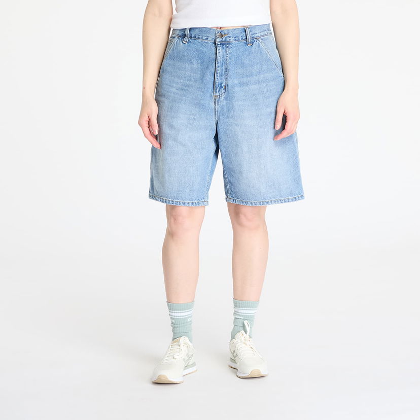 Šortky Carhartt WIP Brandon Single Knee Short Blue Modrá | I034875.01UR