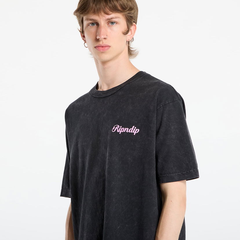 Tričko RIPNDIP RIPNDIP Memories T-Shirt Vintage Wash Čierna | RNDFALL25124