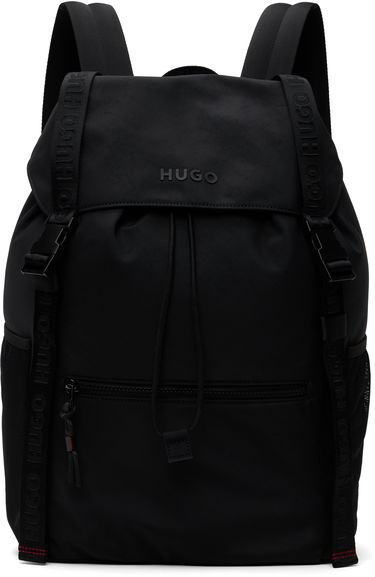 Batoh BOSS Hugo Bonded-Logo Backpack Čierna | 50547294, 0