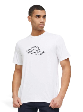 KARL LAGERFELD Wave Logo Relaxed T-Shirt 230M2209