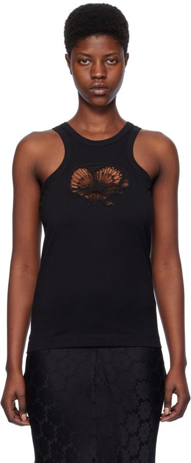 Tielko Stella McCartney Stella McCartney Crochet Cutout Tank Top Čierna | 6J02783SPY59, 0