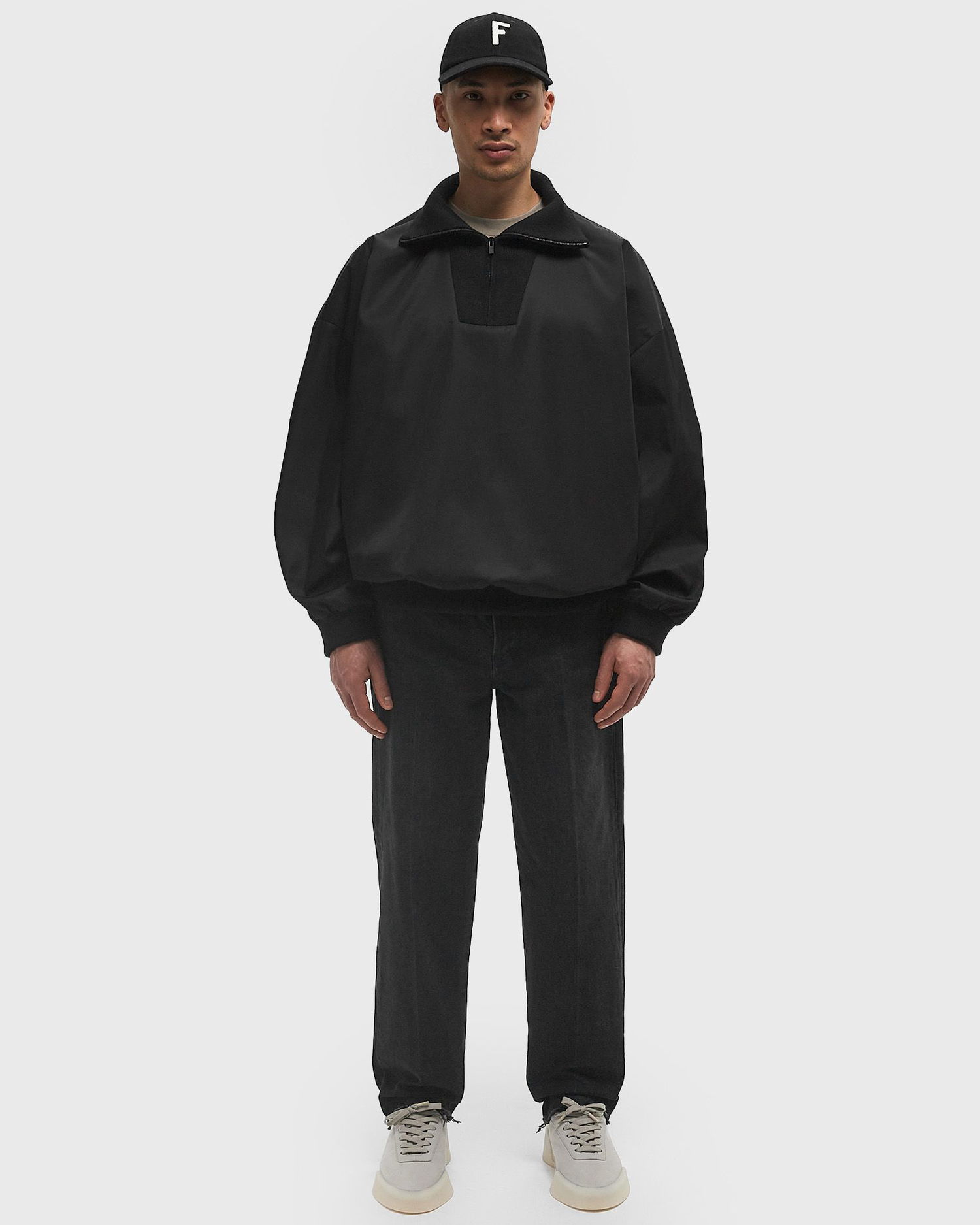Sveter Fear of God Fear of God High Neck Half-Zip Pullover, Size XL Čierna | FGE230-308NYW-001, 1