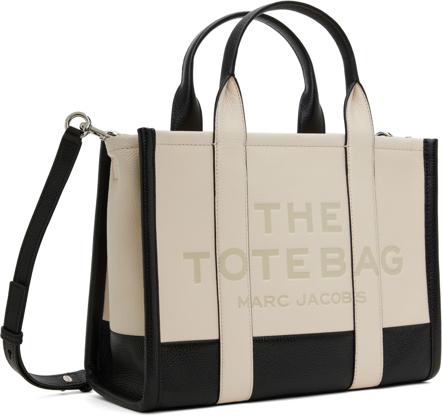 Tote bag Marc Jacobs Marc Jacobs 'The Tote Bag' Leather Medium Tote Béžová | H007L01RE22, 1