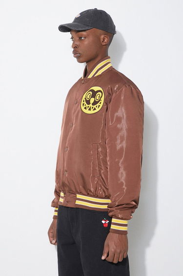 Bomber bunda BBC IceCream ICECREAM Satin Bomber Jacket Hnedá | IC24107, 3