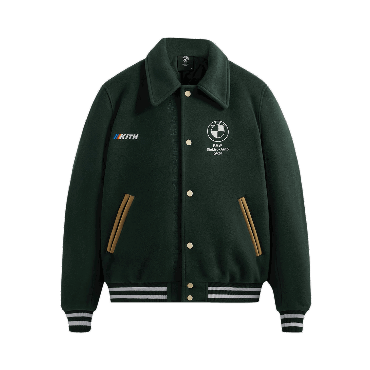 Bunda KITH x BMW Coaches Jacket Zelené | KHM010178 345, 0