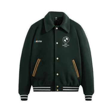Bunda KITH x BMW Coaches Jacket Zelené | KHM010178 345, 0