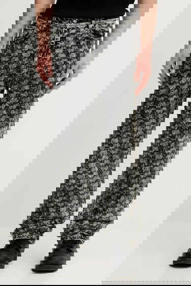 Džínsy DAILY PAPER Acid Wash Patterned Wide Leg Velvet Rahul Jeans Rôznofarebný | 2521032, 0