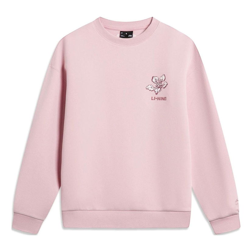 Mikina Li-Ning Floral Graphic Sweatshirt Ružová | AWDT760-1