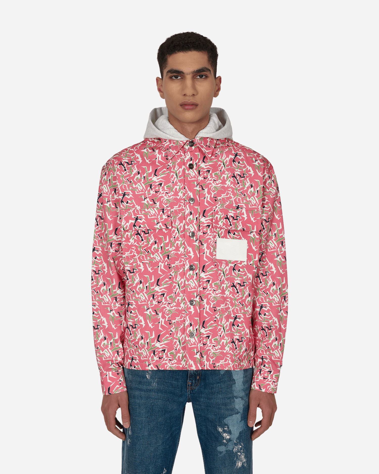 Bunda PACCBET Hooded Workwear Shirt Ružová | PACC10B001 1, 1