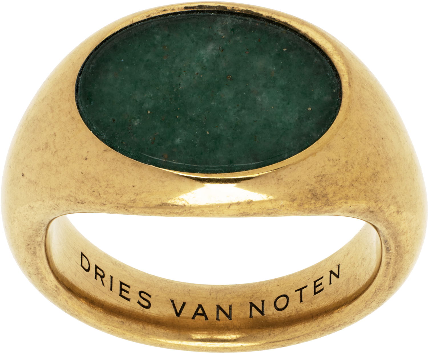 Prsteň Dries Van Noten Dries Van Noten Stone Signet Ring Metalická | 251-028203-092, 0