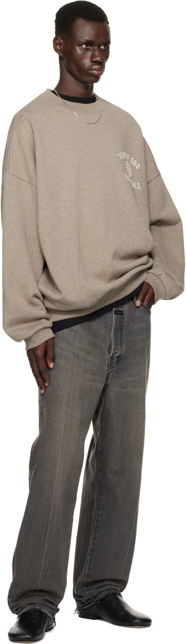 Mikina Fear of God Fear of God ESSENTIALS Fleece Crewneck Sweatshirt Hnedá | 192HO246261F, 4