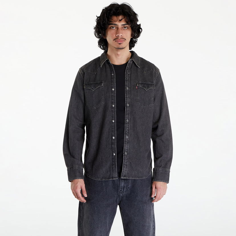 Košeľa Levi's Barstow Western Standard Fit Shirt Čierna | 85744-0038