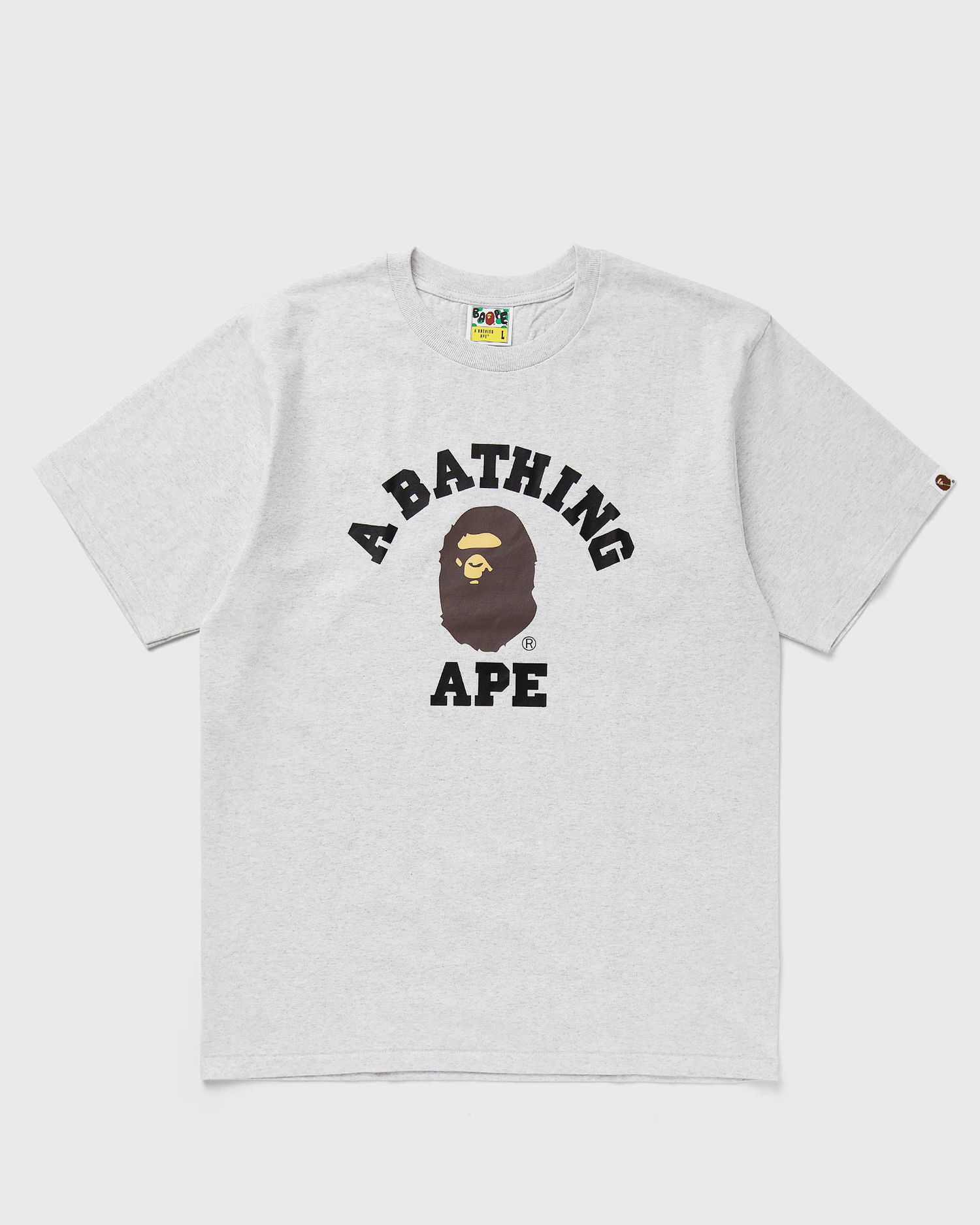 Tričko BAPE COLLEGE TEE Šedá | 001TEK801001MGRA, 0