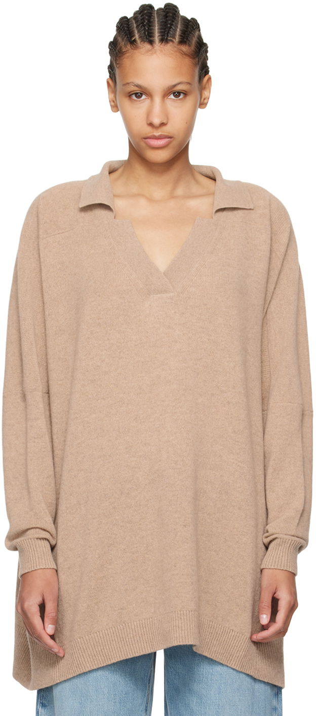 Sveter Stella McCartney Stella McCartney V-Neck Sweater Béžová | 6K08253S2513, 0