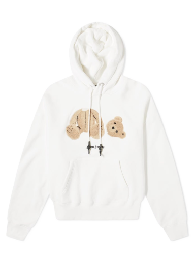 Mikina Palm Angels Kill the Bear Popover Hoody Biela | PMBB058R21FLE0010160
