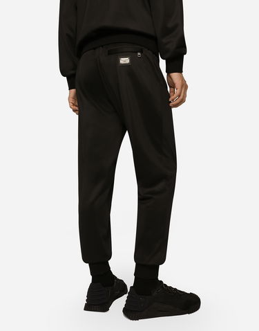 Tepláky Dolce & Gabbana Technical Jersey Jogging Pants With Tag Čierna | GVXQHTHU7B0N0000, 3