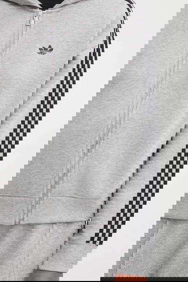 Mikina adidas Originals adidas Originals Spacer 3S Full-Zip Hoodie Šedá | JY2620, 3