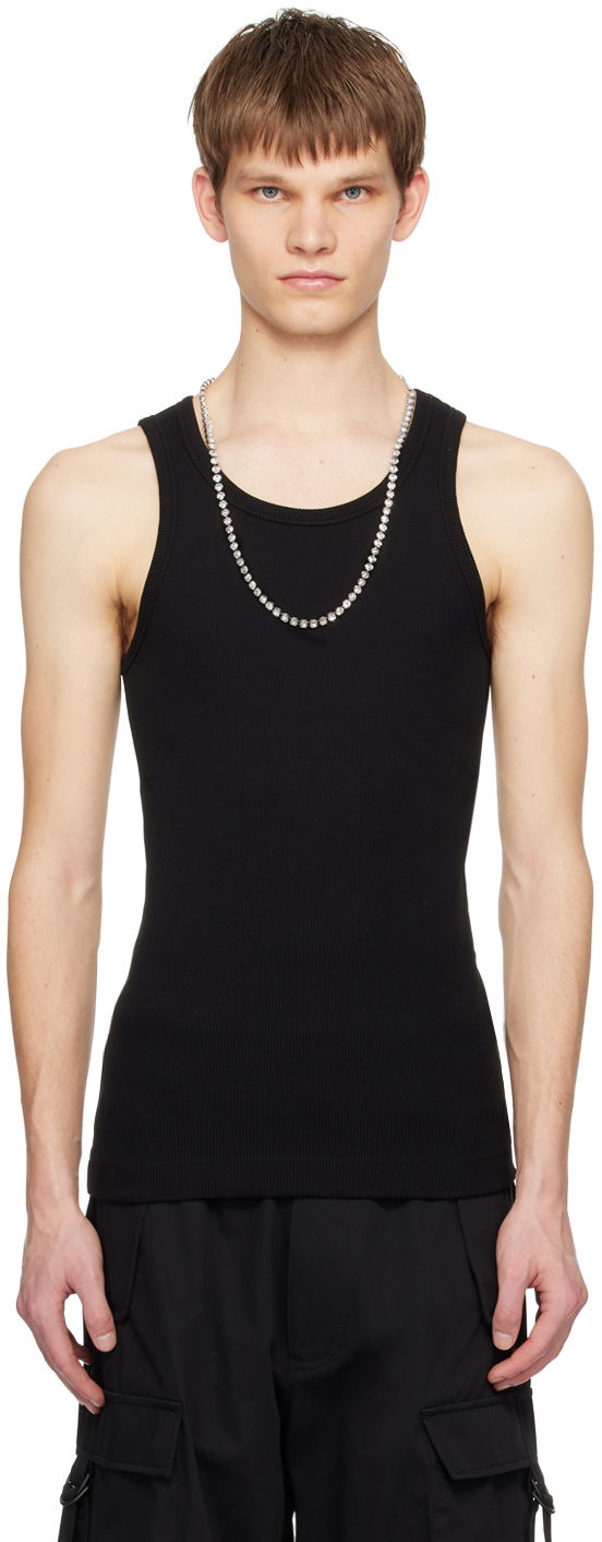Tielko Givenchy Slim Fit Tank Top Čierna | BM71KY3YLE001, 0