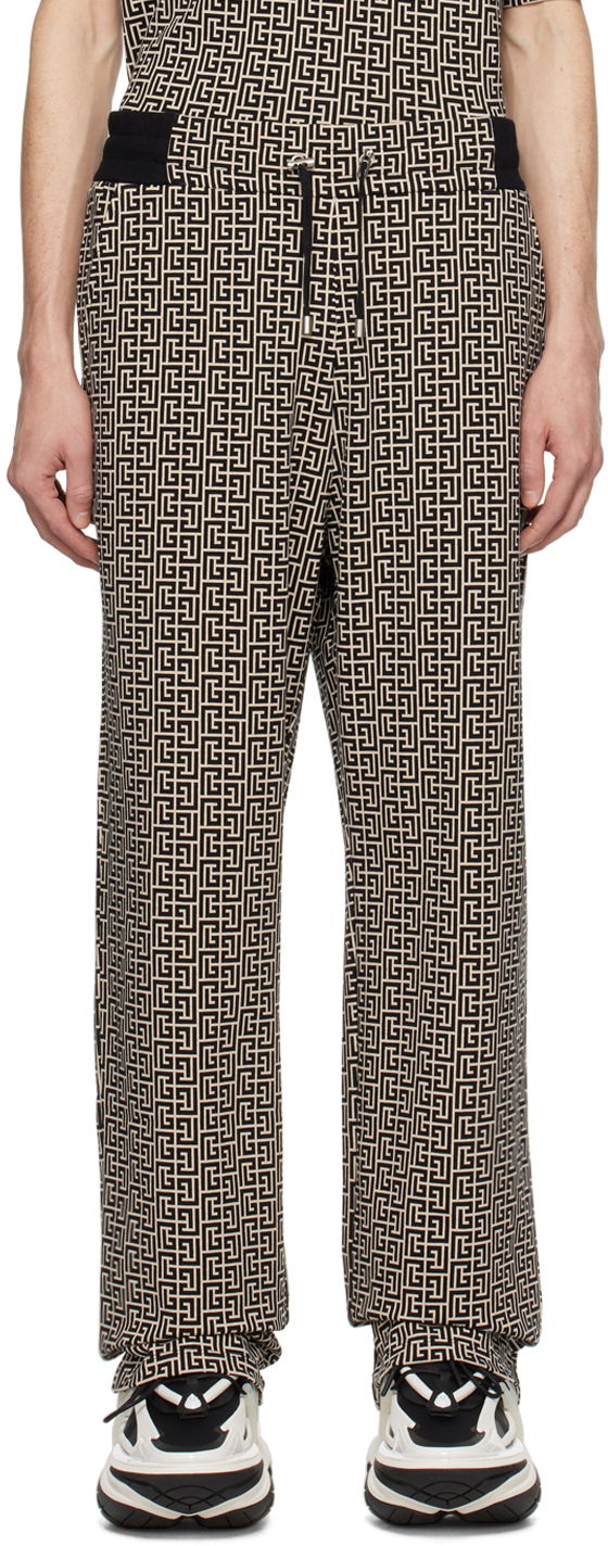 Tepláky Balmain Casual Monogram Sweatpants Šedá | CH1PQ270JC97