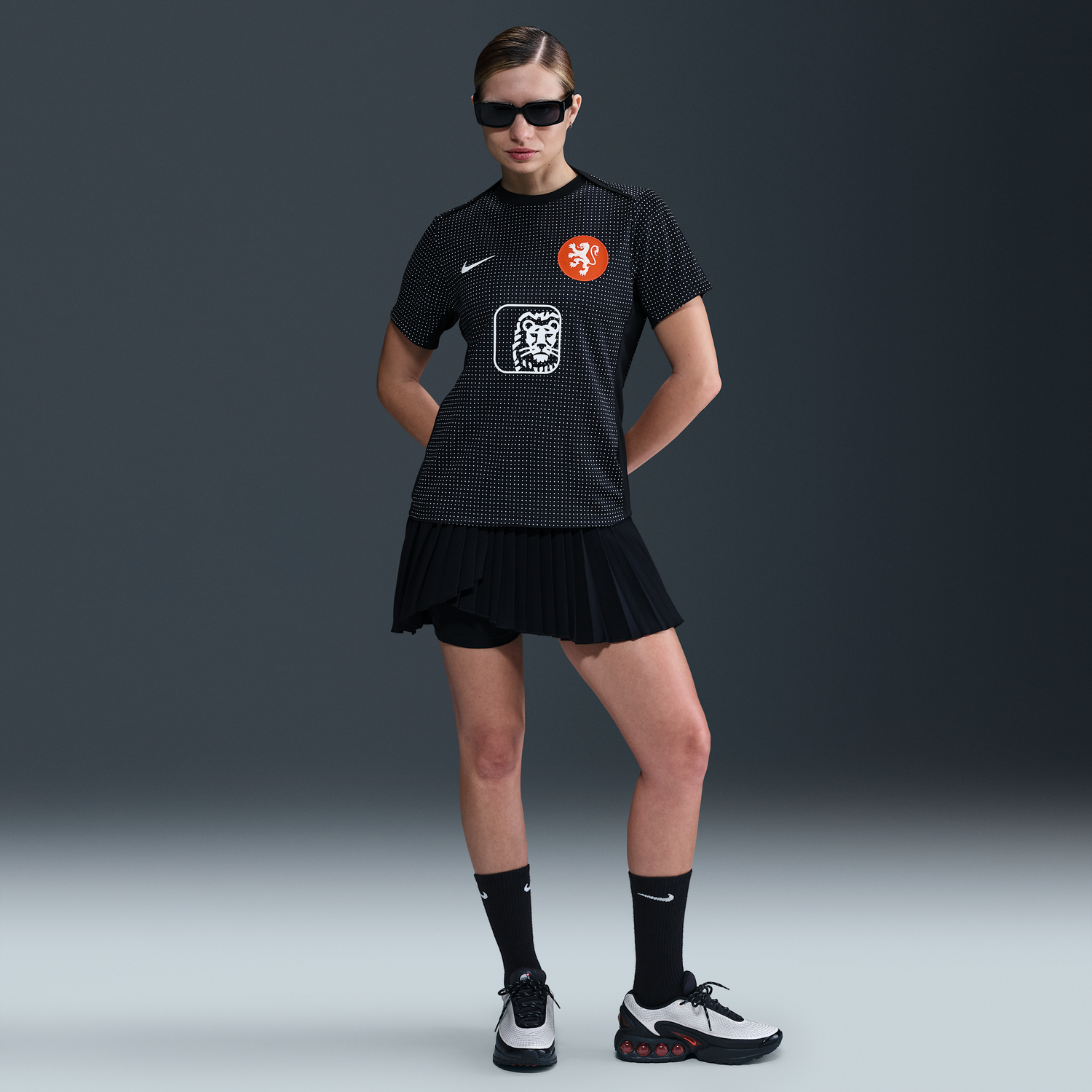 Tričko Nike Dri-FIT Netherlands Academy Pro Pre-Match Short Sleeve T-Shirt Čierna | FZ9736-011, 1