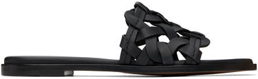 Tenisky a topánky Gianvito Rossi Amalfi Woven Leather Sandals Čierna | G15970-05CUO-CLN, 0