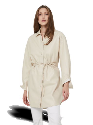 Košeľa Samsoe Samsoe Shirt With Belt Béžová | F21400108