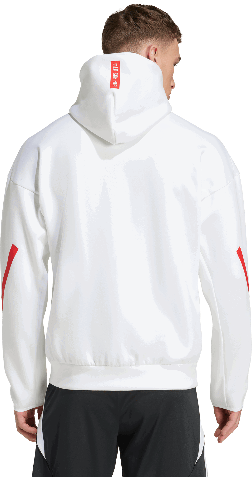 Mikina adidas Originals FC Bayern Munich Z.N.E. Anthem Full-Zip Hoodie Biela | jm9439, 1