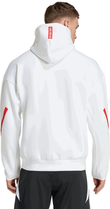 Mikina adidas Originals FC Bayern Munich Z.N.E. Anthem Full-Zip Hoodie Biela | jm9439, 1